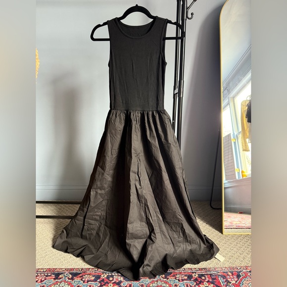 NWT Commense Black Sleeveless Maxi Dress with Pocket - Picture 10 of 13